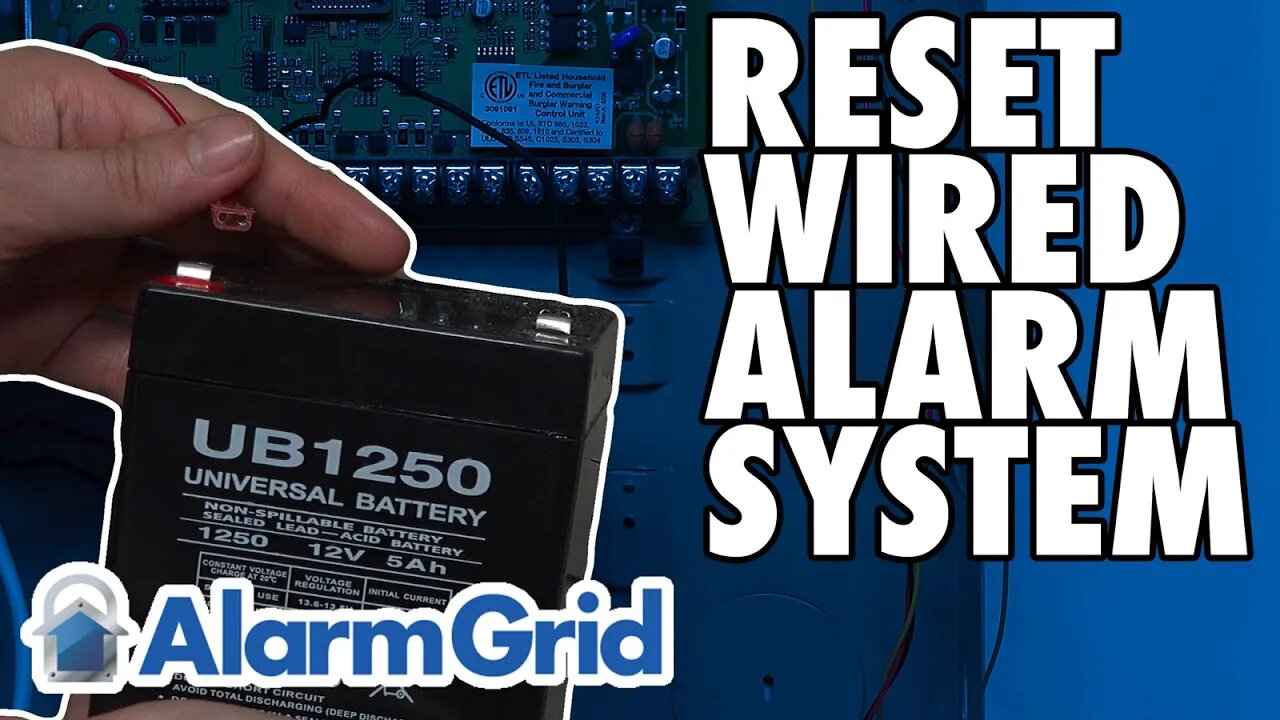 Wired Alarm System: Resetting