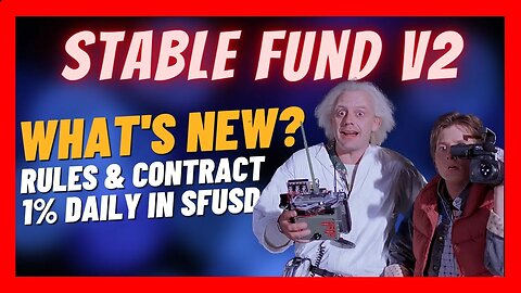 STABLE FUND V2 Review ⚠️ Staking 3K In SFUSD ⚠️ 1% Daily ROI 📣 Polygon Contract