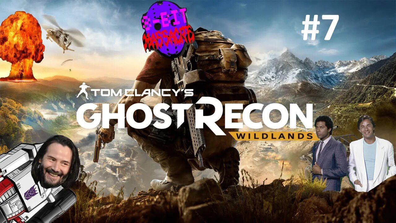 2 n00bs play: Tom Clancy's Ghost Recon Wildlands (PS4) ft. Tron Wick [#7] "RETROWAVE FM"