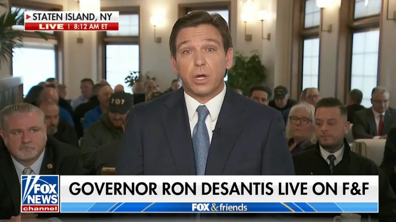 Fox News SCARED to mention Trump during pathetic DeSantis interview