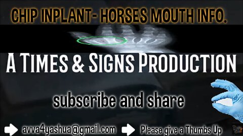 CHIP INPLANT- HORSES MOUTH INFO.