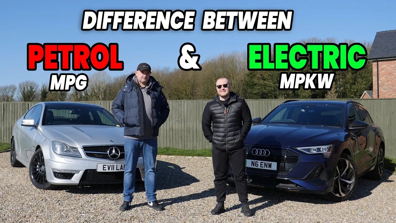 Can a Petrol V8 really beat an ALL ELECTRIC car? (Pointless Range Comparison)