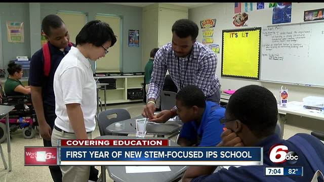 First year of new IPS STEM-focused school