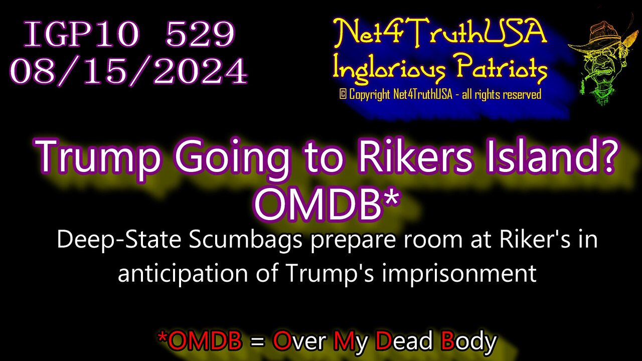 IGP10 529 - Trump Going to Rikers Island OMDB