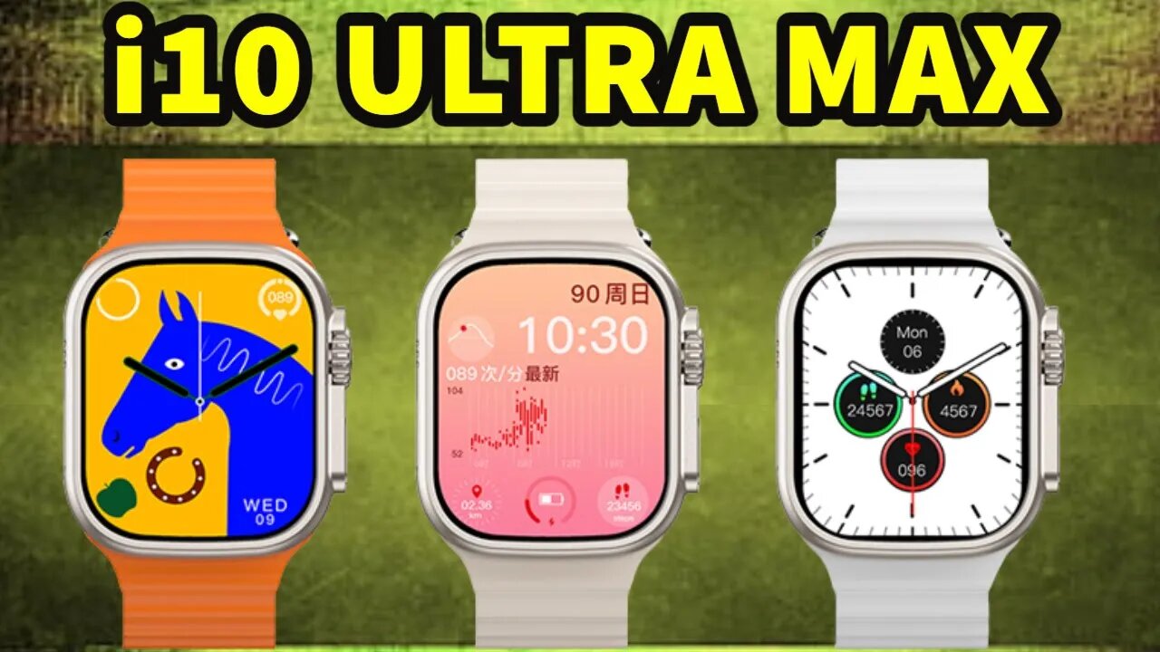 i10 Ultra Max SmartWatch With BIG GIANT Screen 2.3 The Best Apple Watch Ultra Clone?