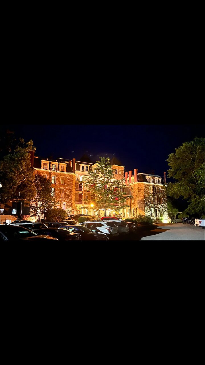 Ben and Brandi at the Crescent Hotel (haunted hotel)