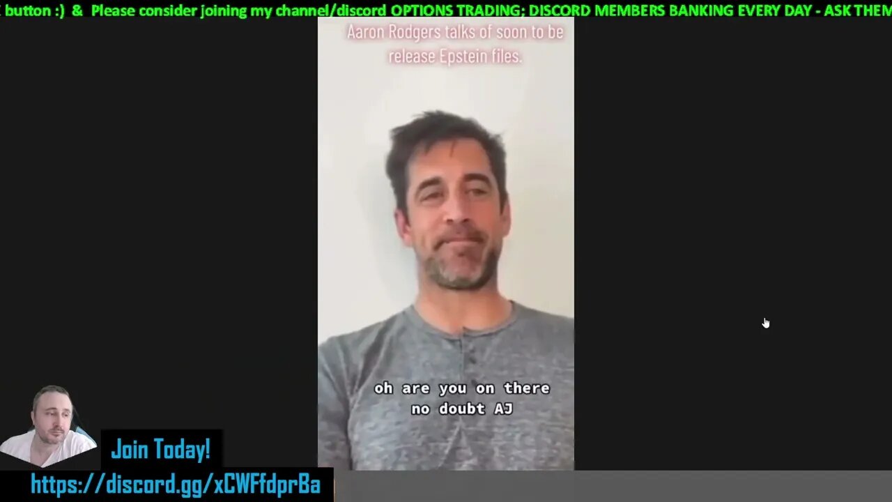 AARON ROGERS on UFO's BALLOONs OHIO & How its a DISTRACTION from THE EPSTEIN CLIENT LIST / FILES