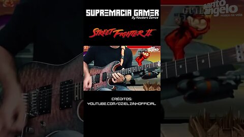 Tema de Street Fighter incendiado na guitarra por Ozielzinho! 🎸🥊