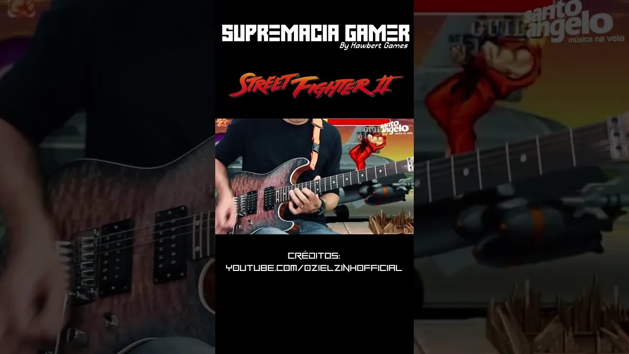 Tema de Street Fighter incendiado na guitarra por Ozielzinho! 🎸🥊