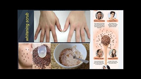 Face scrub||flaxseed scrub||whitening scrub|| homemade scrub