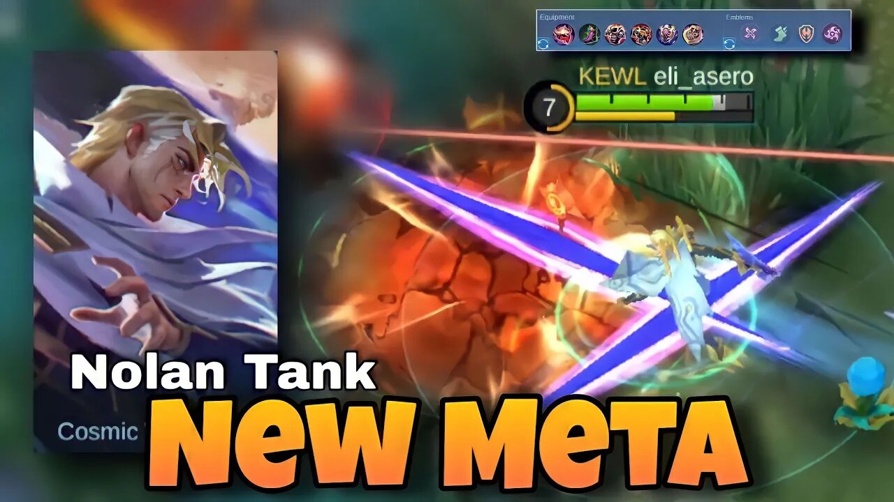 New Hero Nolan Tank Build New Meta Mobile Legends Bang Bang