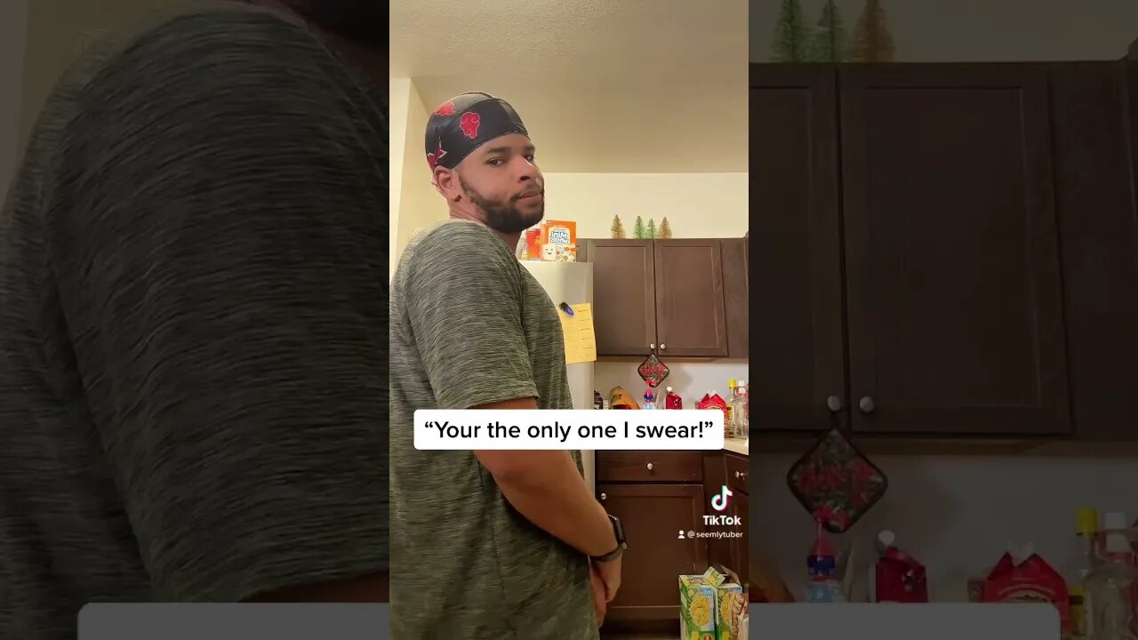 Your the only one I swear… seemlytuber TikTok ban side eye reaction skit