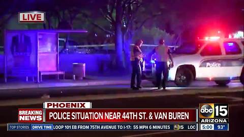 Pedestrian hit by car near 44th Street and Van Buren Street