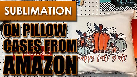 Sublimation on Pillow Case for Amazon = Make Perfect Pillows!