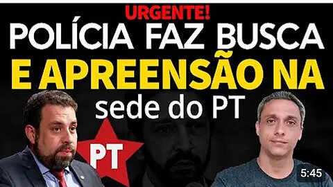 In Brazil, the police carry out searches and seizures at the PT headquarters. Electoral crime
