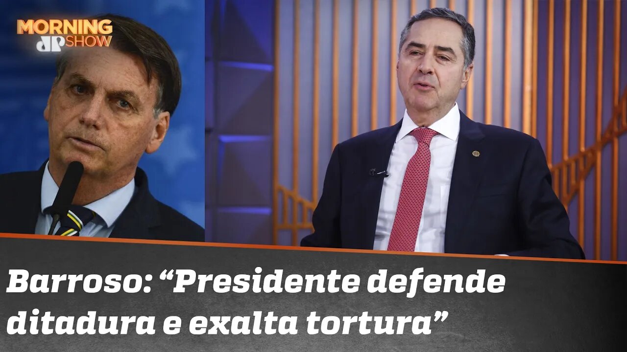 “Fosse ditadura, Barroso estava preso”: ministro diz que Bolsonaro defende ditadura e exalta tortura