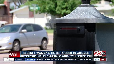 Oildale elderly disabled woman held at gunpoint