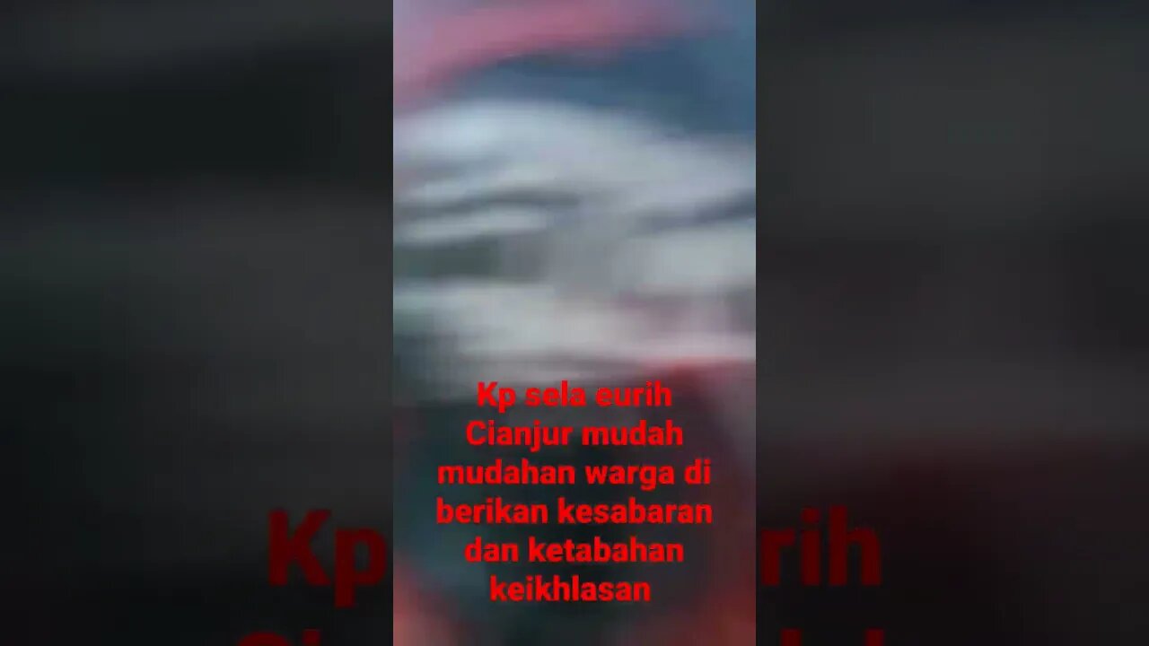 dampak gempa kp sela eurih Cianjur Jawa barat