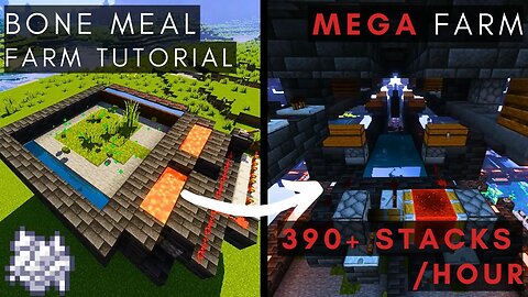 Need tons of Bone Meal? Minecraft Bone Meal Farm Tutorial