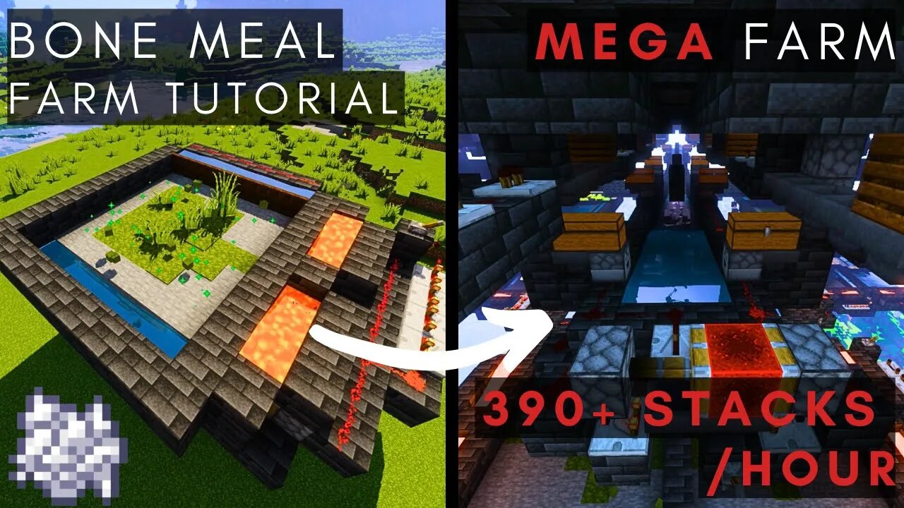 Need tons of Bone Meal? Minecraft Bone Meal Farm Tutorial
