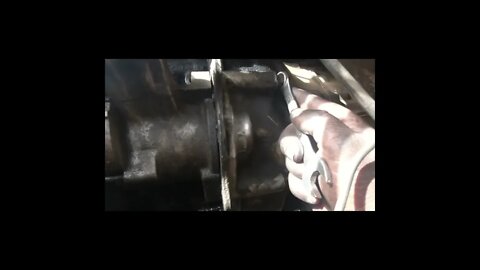 MITSUBISHI 4M40 - HOW TO REMOVE STARTER