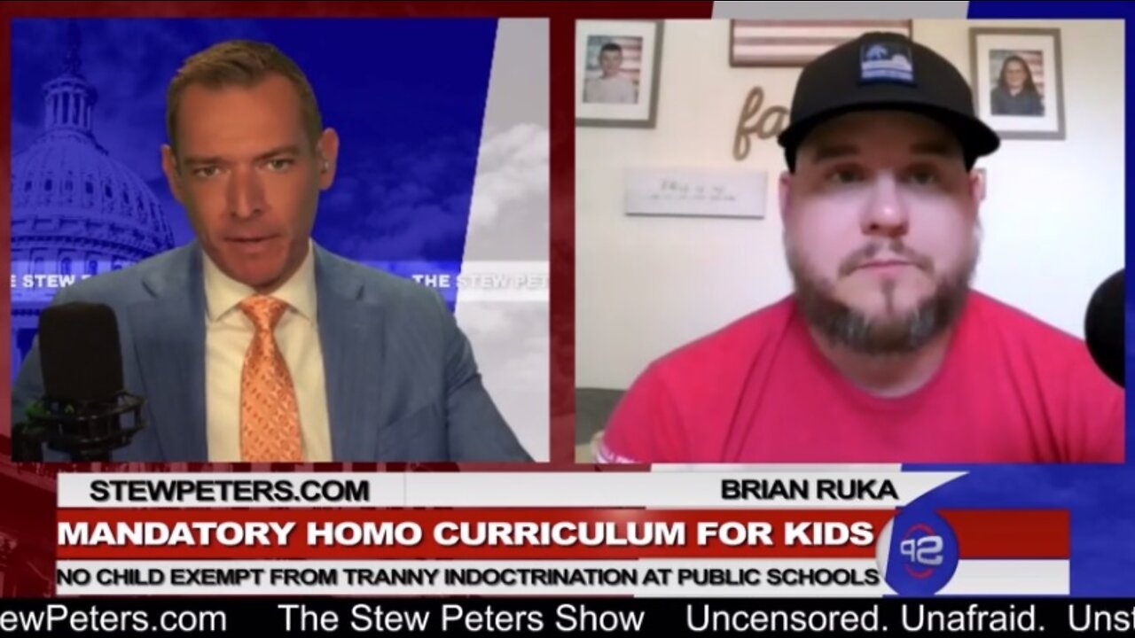 Stew Peters Show 6/06/22 - Mandatory Homo Curriculum For Kids No Child Exempt From Tranny Indoctrination In Public Schools