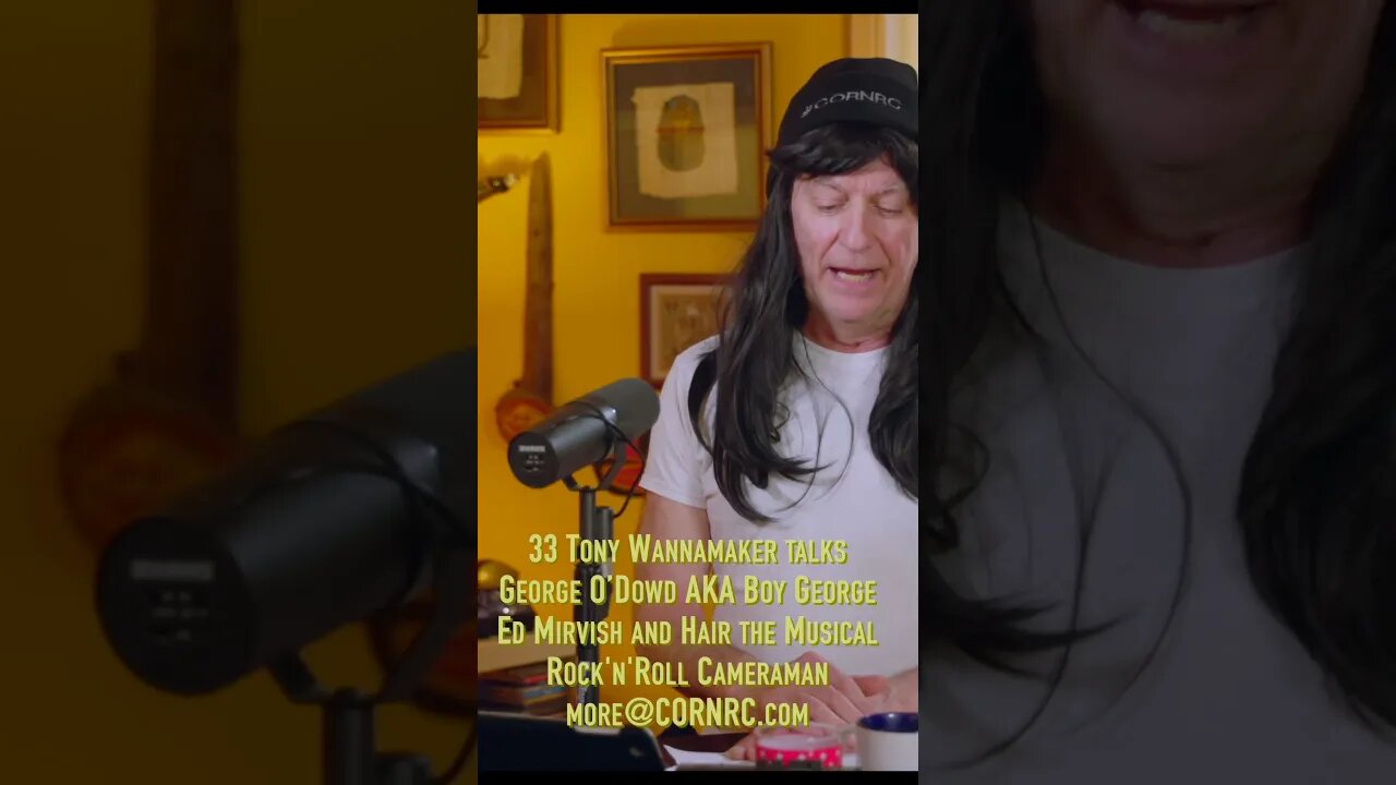 CORNRCshorts 33 George O’Dowd AKA Boy George, Ed Mirvish and HAIR the musical in London.