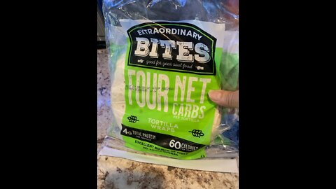 Keto wrap (Extra Ordinary Bits Tortilla Wrap Review )