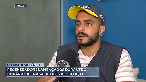 Flagra de Violência: Recenseadores Ameaçados durante o Horário de Trabalho no Vale do Aço.