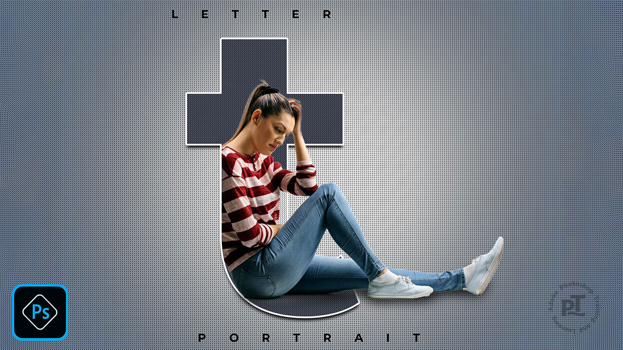 Easy Way To Create Letter Portrait In Photoshop