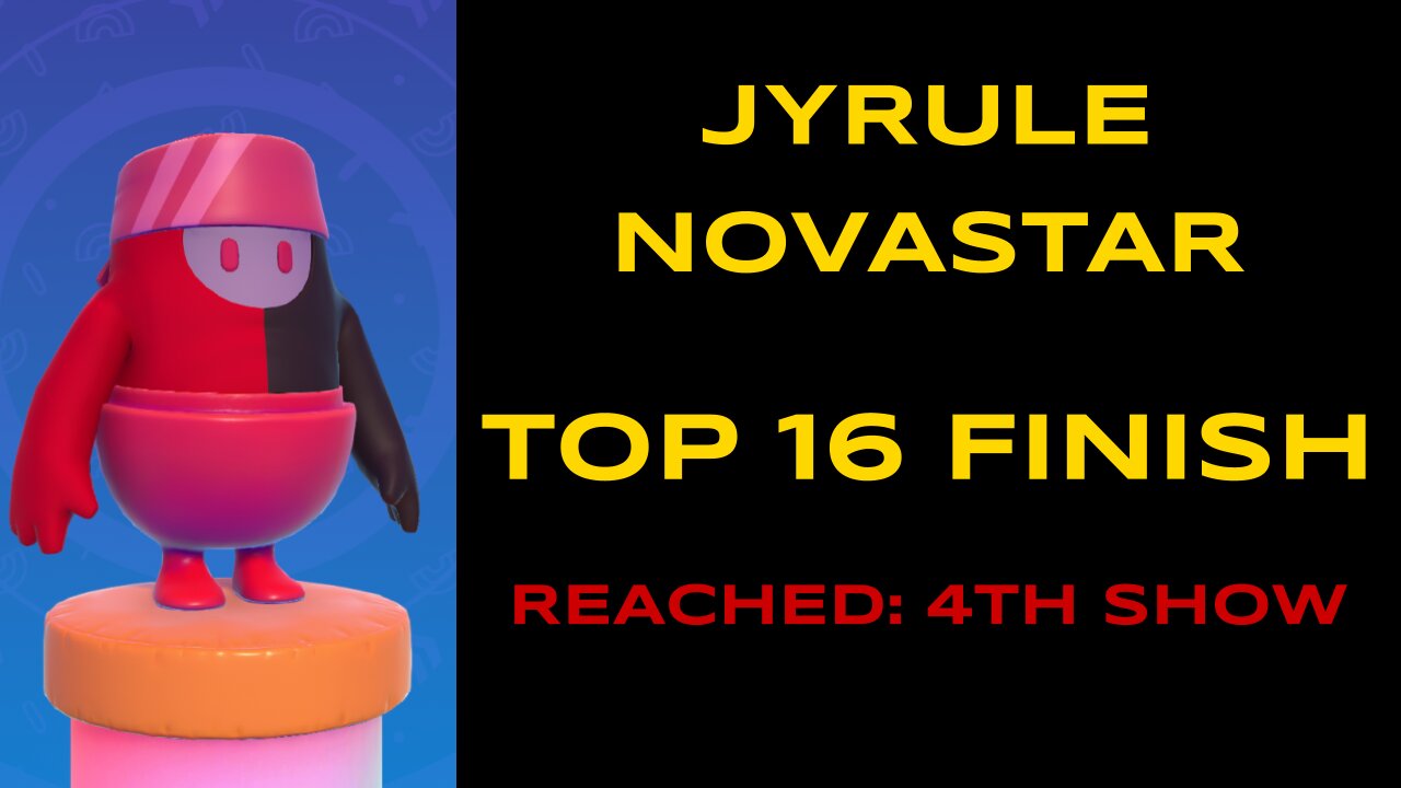 Fall Guys - 4th Round Run - Top 16 - Jyrule Novastar