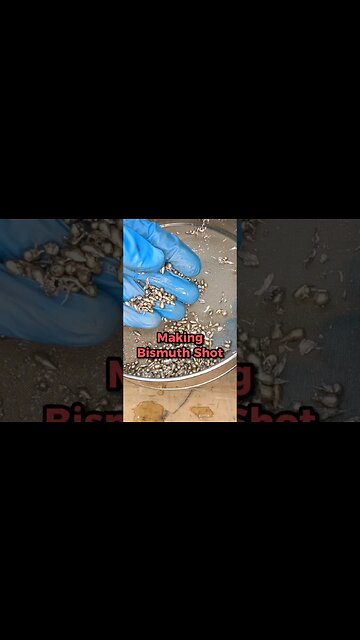 Melting Bismuth and Making Bismuth Shot #shorts #shortsindia