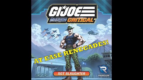 GI Joe Mission Critical Sgt Slaughter Unboxing