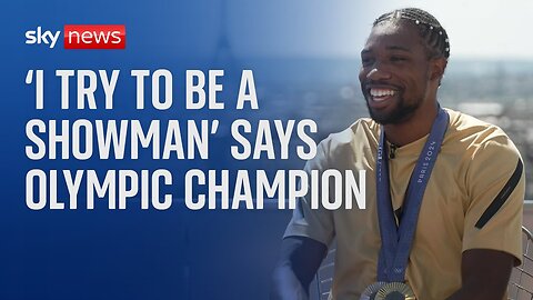 'I try to be a showman' says 100m Olympic champion Noah Lyles in exclusive interview