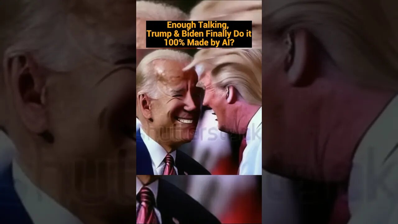 Trump And Biden Finally Did It... AI Created Presidents