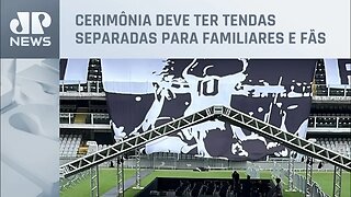 Velório de Pelé será aberto ao público na Vila Belmiro nesta segunda (02)