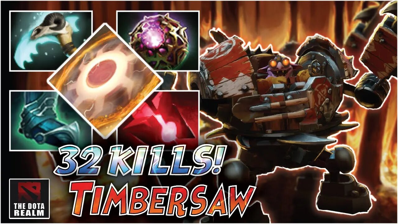 2 Teammates Disconnected! WIll TIMBERSAW still Carry this Game?!