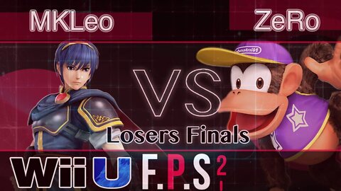 FOX MVG|MKLeo (Marth) vs. TSM|ZeRo (Diddy) - Wii U Losers Finals - FPS2