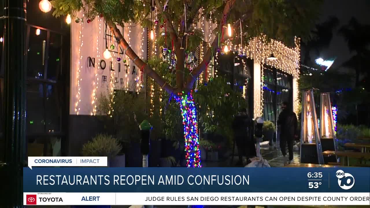 Restaurants around county get ready to reopen ahead of weekend