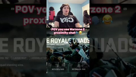 A Normal Day In Warzone 2 Proximity Chat🗣️😂 | #shorts #warzone2 #funny