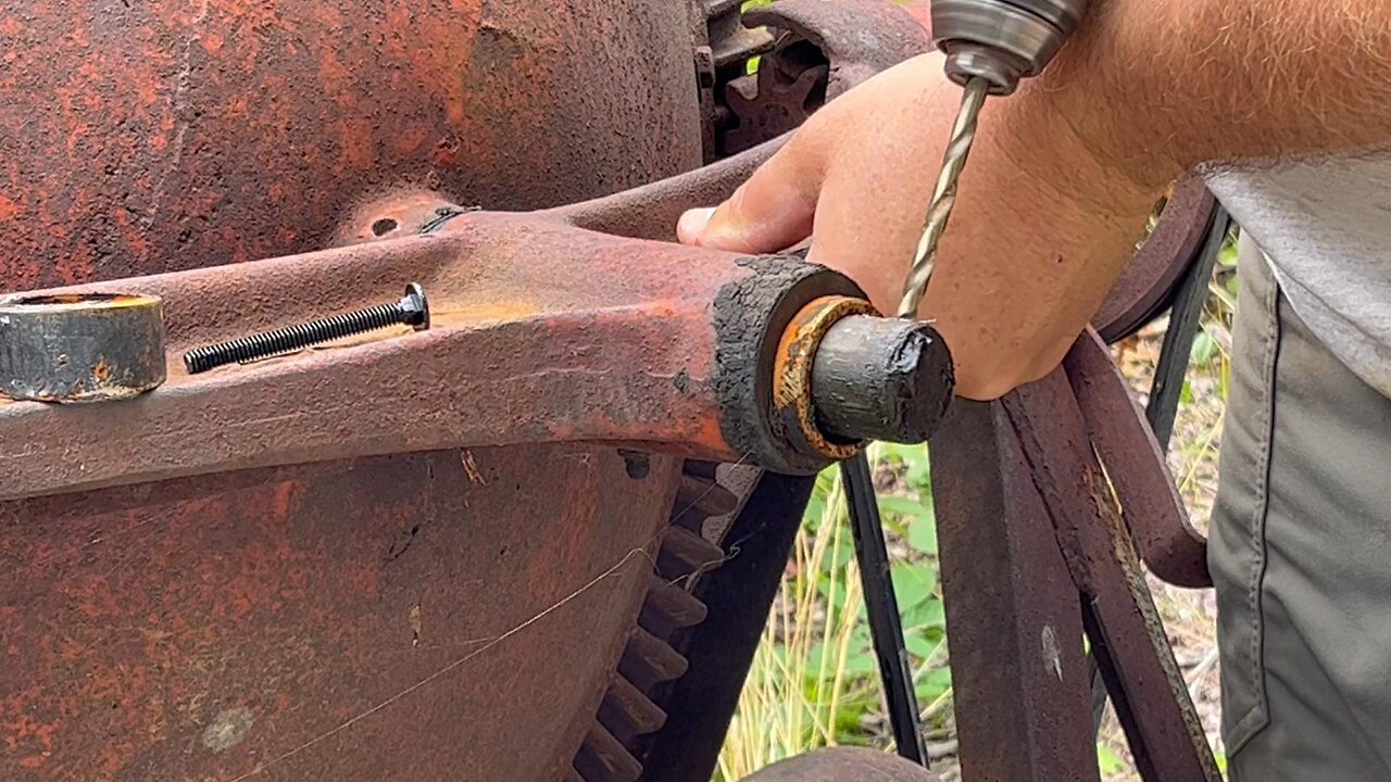 Fixing An Old Cement Mixer