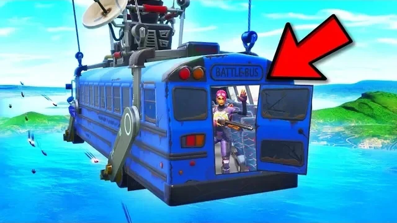 Whats Inside The "Battle Bus" in Fortnite Battle Royale!