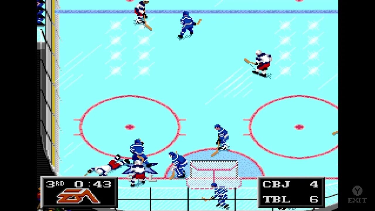 Playing NHL 94 #Hockey #shorts