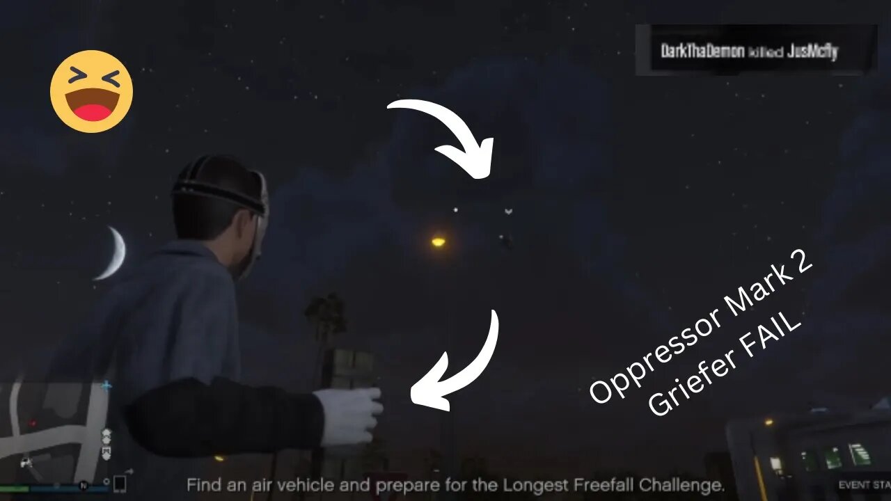 Oppressor Mk2 Griefer OWNED By a Level 43 in GTA Online - Trolling Griefers Who Failed