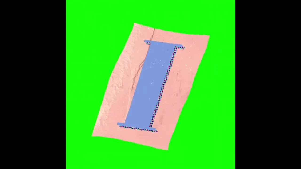 letra I - tela verde @ScanPlay ​