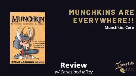 Munchkin is a Beer & Pretzels Game (Carlos Confirms)