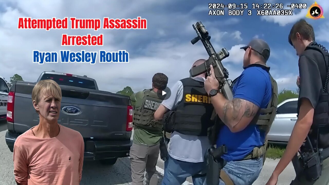 Trump Assassination Attempt: Suspect Ryan Wesley Routh Arrest Bodycam