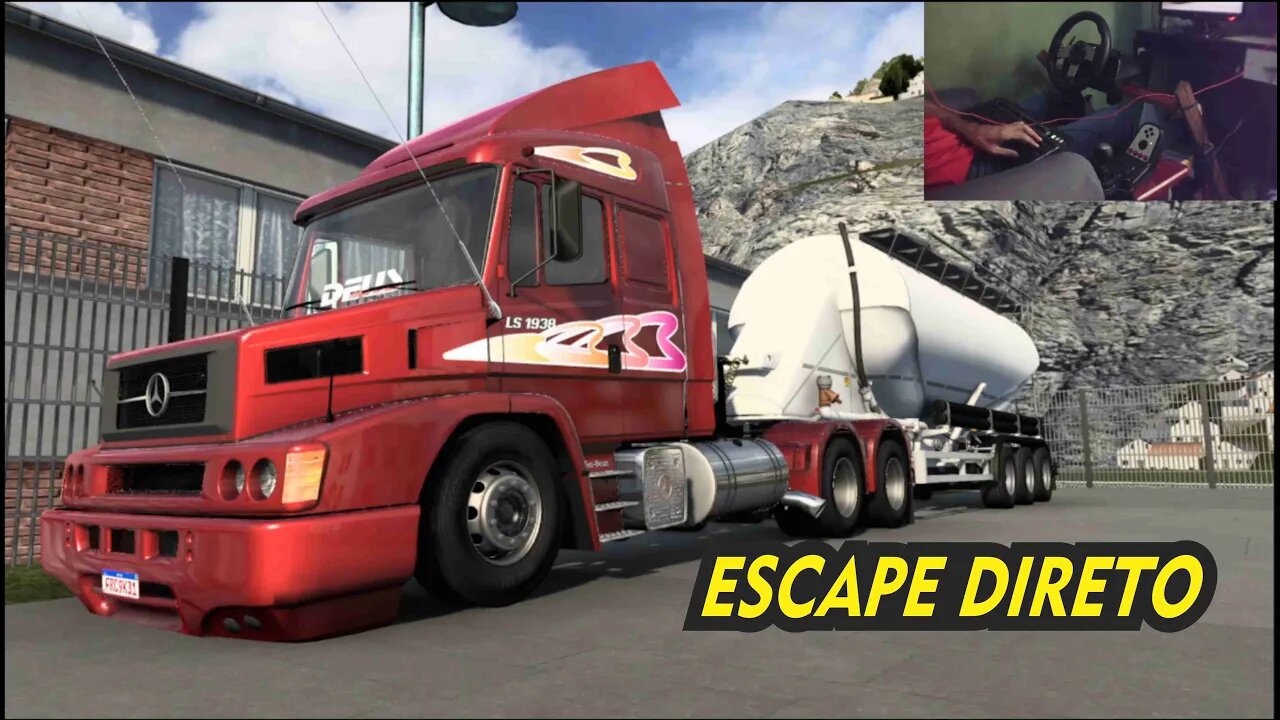 MB LS 1938 ESCAPE DIRETÃO !! Muito Peso e Pouco Freio, #ets2 (1.45)