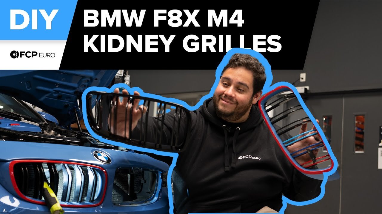 BMW M4 Kidney Grill Replacement DIY (2015-2020 BMW F82 M4, F80 M3, F83 M4)