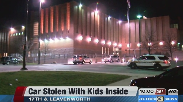 Man arrested after stealing a car with children inside